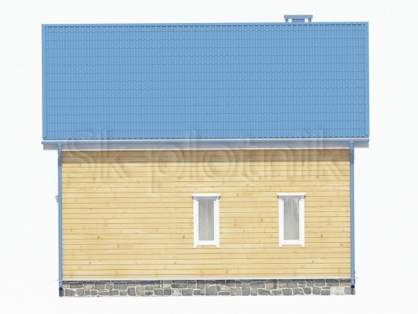 Проект каркасного дома с санузлом ДК-21. Картинка №5