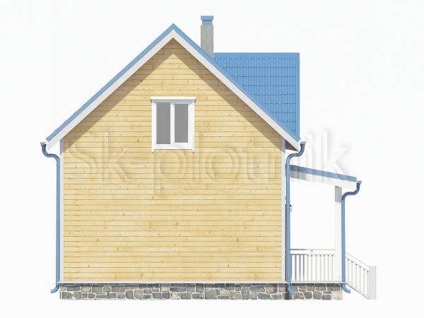 Проект каркасного дома с санузлом ДК-21. Картинка №6