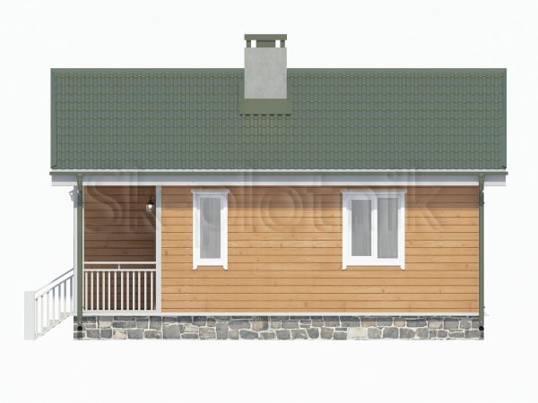 Проект Каркасный дом с санузлом ДК-50. Картинка №3
