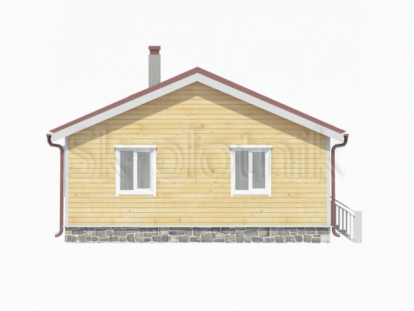 Каркасный дом с санузлом ДК-54. Картинка №6
