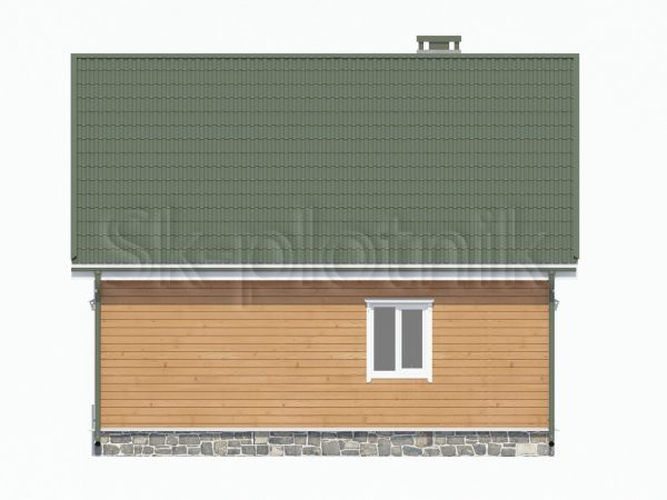Проект Каркасный дом с мансардой ДК-45. Картинка №6