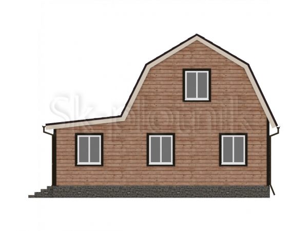 Каркасный дом с мансардой ДК-17. Картинка №8