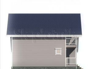 Проект Каркасный дом 10,5х9 в финском стиле ДК-90. Миниатюра №6