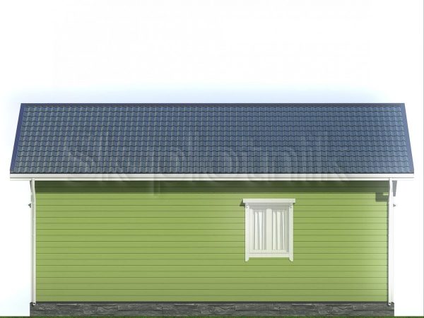 Проект Каркасный дом 9х9 в финском стиле ДК-99. Картинка №5