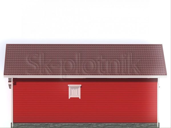 Проект каркасный дом в финском стиле 8,5х10 ДК-97. Картинка №6