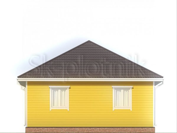 Каркасный дом 8х8 с четырехскатной крышей 1 этаж ДК-112. Картинка №6