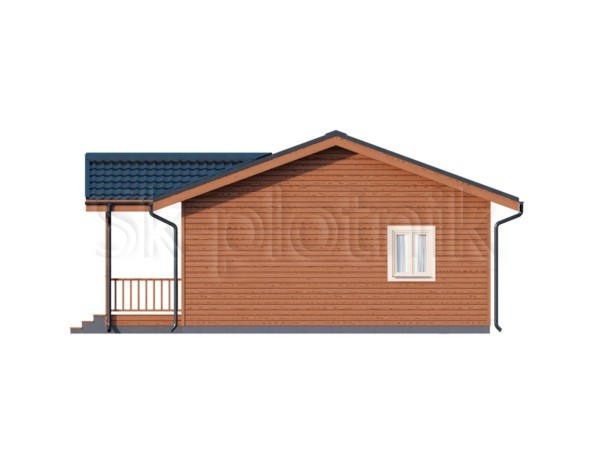 Проект одноэтажного финского каркасного дома 8х11 ДК-138. Картинка №7
